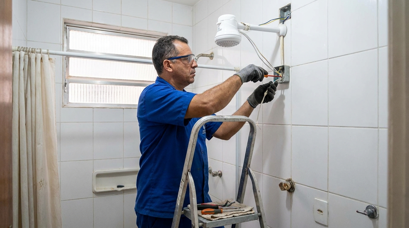 Instalação de Chuveiro Elétrico